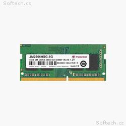 TRANSCEND SODIMM DDR4 8GB 2666MHz 1Rx16 1Gx16 CL19