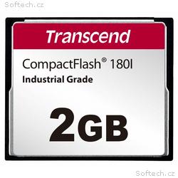 TRANSCEND CompactFlash Card CF180I, 2GB, SLC mode 