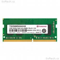 TRANSCEND SODIMM DDR4 2GB 2400MHz 1Rx16 CL17