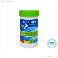 Marimex Chlor Šok 0,9 kg - bazénová chemie - ŘASY
