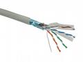 Instalační kabel Solarix FTP, Cat6, drát, PVC, cív