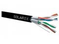 Solarix Kabel STP drát CAT6A STP PE Fca 500m, cívk