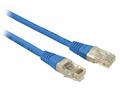 SOLARIX patch kabel CAT5E UTP PVC 0,5m modrý non-s