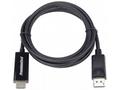 PremiumCord DisplayPort na HDMI kabel 5m M, M