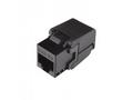 Solarix keystone c5e UTP RJ45 černý samořezný SXKJ