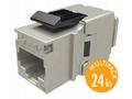 Solarix keystone c5e STP RJ45 černý pro kleště SXK