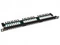 Solarix 19" Patch panel 24xRJ45 CAT5E UTP s vyvaz.