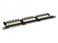 Solarix 19" Patch panel 24xRJ45 CAT6 UTP s vyvaz.l
