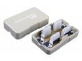 Solarix Spojovací box CAT6 UTP 8p8c LSA+, Krone, K