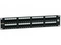 19" patch panel Solarix 48 x RJ45 CAT6 UTP 350 MHz