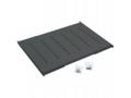 TRITON Police s perforací 19", 1U, 650mm, nosnost 