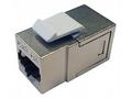 Solarix Spojka panelová CAT6A STP 8p8c RJ45, RJ45 