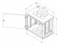 Triton Delta U AS4 - Skříň - montá? na stěnu - 19"