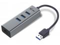 i-Tec USB3.0 HUB 3port Metal + Gigabit Ethernet ad