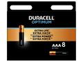 Duracell Optimum alkalická baterie 8 ks (AAA)