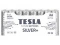 TESLA SILVER+ alkalická baterie AA (LR06, tužková,
