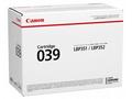 Canon Cartridge 039, Black, 11000str.