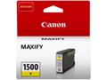Canon cartridge INK PGI-1500 Y, Yellow, 300str.