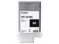 Canon inkoustová náplň PFI-107bk, černá, 130ml