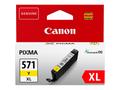 Canon inkoustová náplň CLI-571Y, XL žlutá