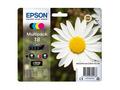 Epson 18 Multipack - 4-balení - 15.1 ml - černá, ž