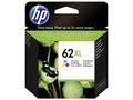HP 62XL tříbarevná inkoustová náplň (C2P07AE)
