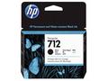 HP 712 Inkoustová náplň černá (38ml), 3ED70A