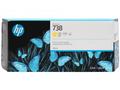 HP Ink Cartridge 738, Yellow, 300 ml