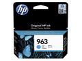HP 963 Cyan Original Ink Cartridge (700 pages)