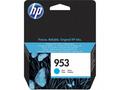 HP 953 azurová inkoustová kazeta, F6U12AE