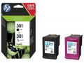HP 301 combo pack ( černá, 3barená), N9J72AE