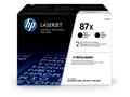 HP 87X - 2-balení - Vysoká výtěžnost - černá - ori