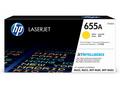 HP 655A - Žlutá - originální - LaserJet - kazeta s