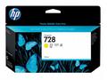 HP Ink Cartridge 728, Yellow, 130 ml