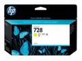 HP 728 130-ml Yellow DesignJet Ink Cartridge