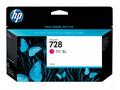 HP Ink Cartridge 728, Magenta, 130 ml