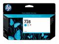 HP 728 130-ml Cyan DesignJet Ink Cartridge