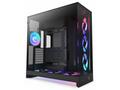 NZXT skříň H9 Flow RGB+ dvoukomorová ATX, 2x140 mm