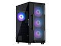 Zalman skříň I3 Neo ARGB black, ATX, 4x120 ARGB fa