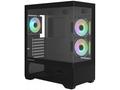 Zalman skříň Chronix, midT, 3x120mm ARGB fan, USB 