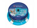 VERBATIM CD-R80 700MB, 52x, printable, 25pack, spi