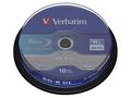 VERBATIM BD-R DL 50GB, 6x, spindle 10 ks