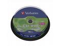 VERBATIM CD-RW80 700MB, 8-12x, 80 min, 10pack, spi