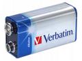 VERBATIM alkalická baterie 9V (6LR61), blistr 1ks