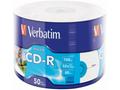 VERBATIM CD-R 700MB, 52x, 80min, printable, 50pack