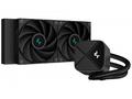 DEEPCOOL vodní chladič LS520S Zero Dark, 2x120 mm 