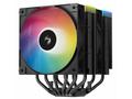 DEEPCOOL chladič AG620 BK ARGB V2, 2x 120mm fan, 6