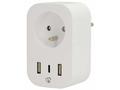 Nedis WIFIP151EWT - WiFi Chytrá Zásuvka |Typ E (CE