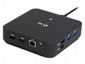 i-tec USB-C DP Dual HDMI Docking Station, Power De