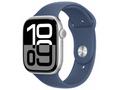 Apple Watch S10, 46mm, Silver, Sport Band, Denim, 